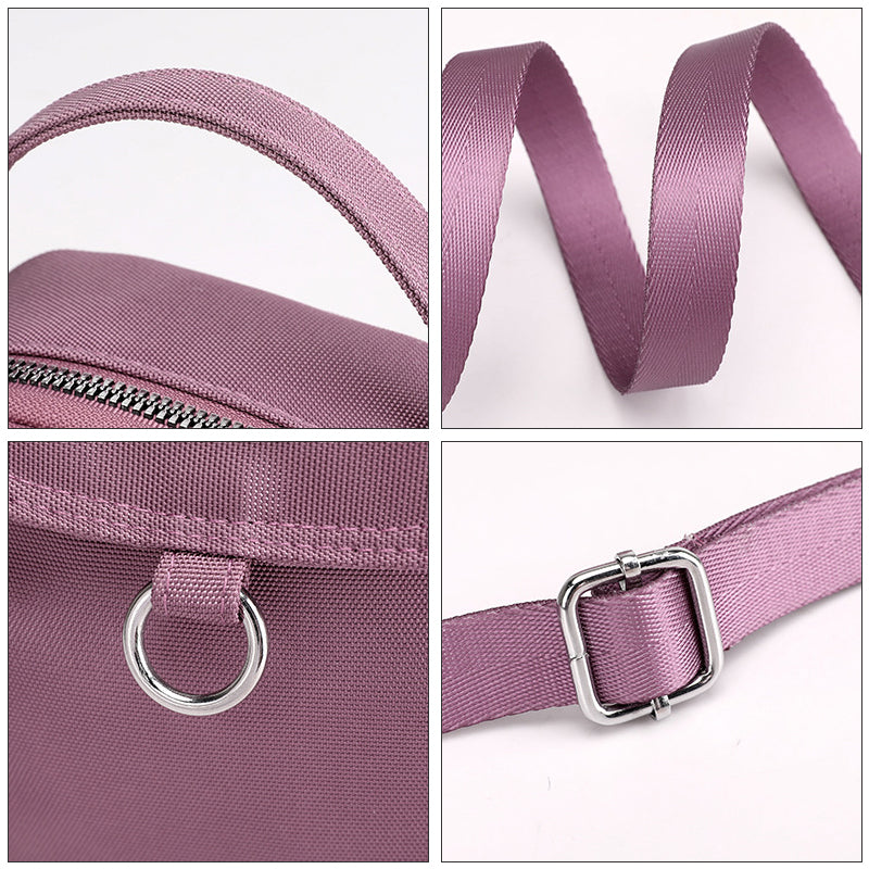 Lightweight Multi-Pocket Crossbody Bag with Adjustable Strap