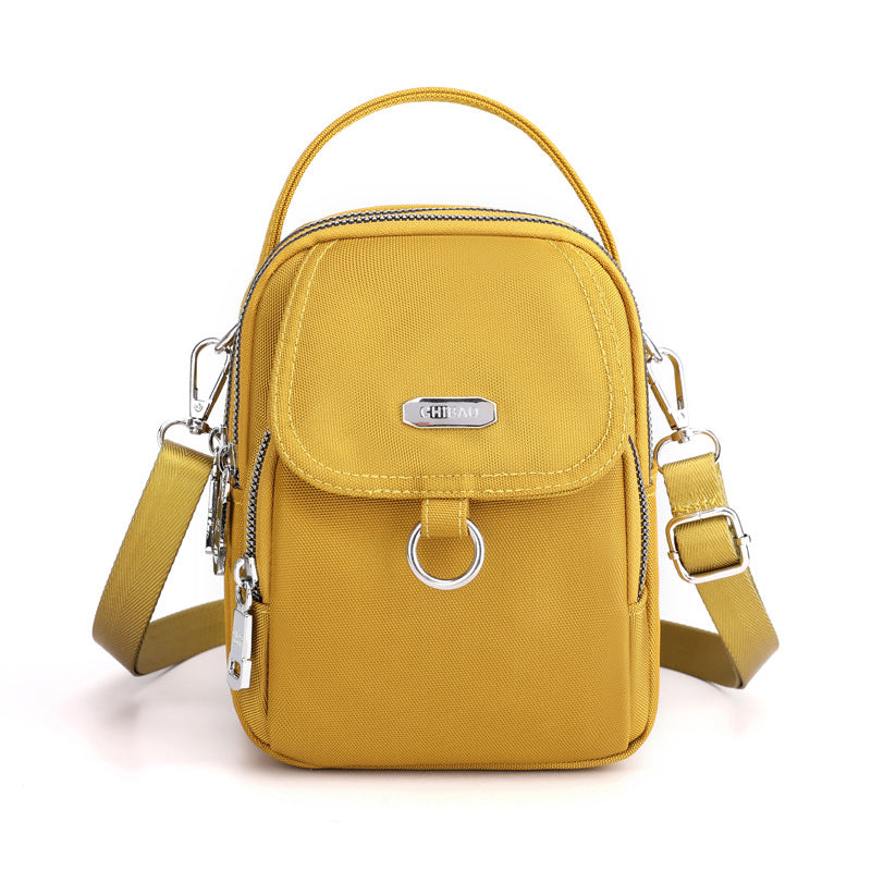 Lightweight Multi-Pocket Crossbody Bag with Adjustable Strap