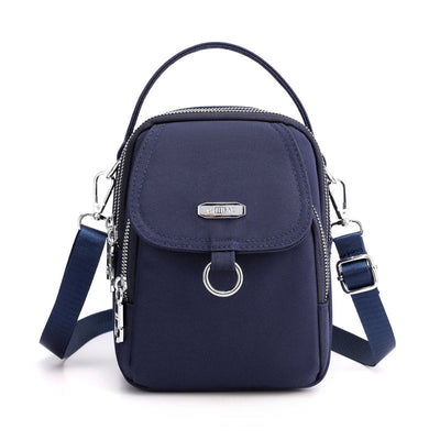 Lightweight Multi-Pocket Crossbody Bag with Adjustable Strap