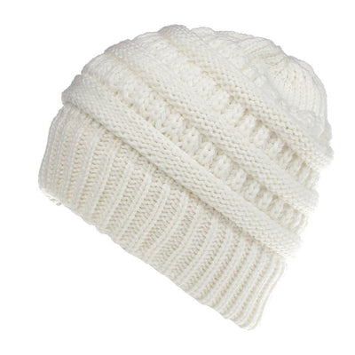 Messy™ Ponytail Beanie – Stay Stylish and Warm with a Perfect Fit for Ponytails