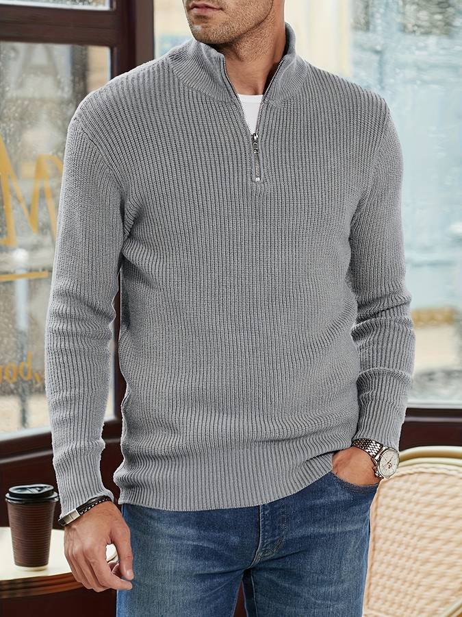 Alpha Zip Pullover | Timeless Style with Everyday Comfort