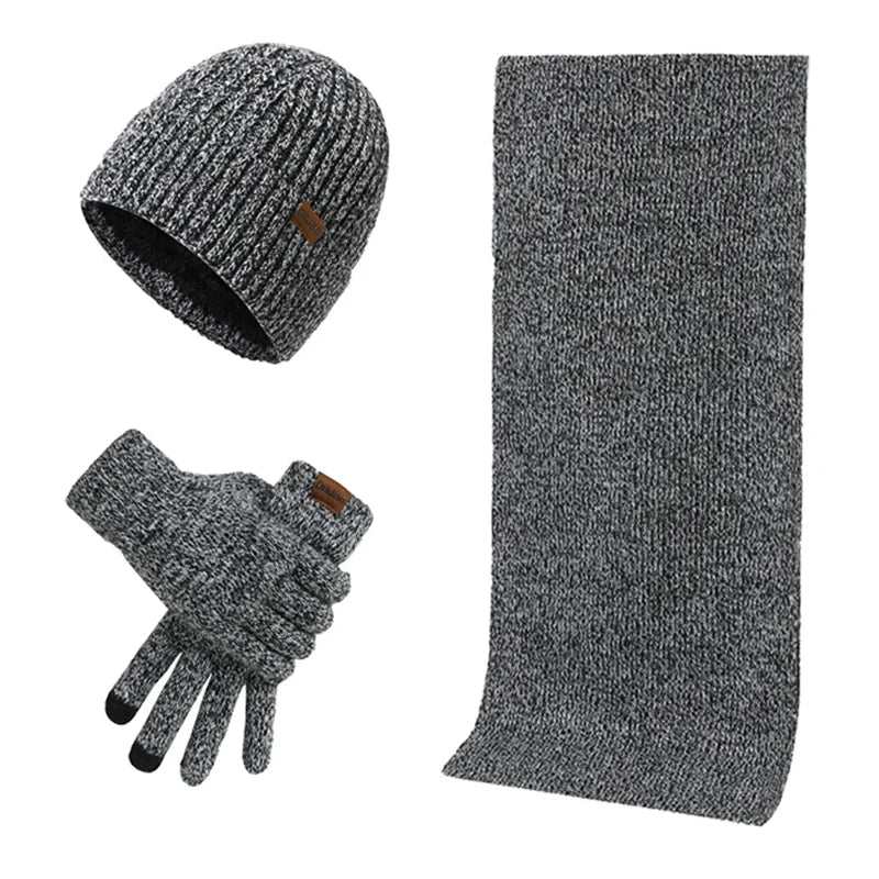 Stylish Winter Set | Includes Beanie, Scarf, and Gloves for Ultimate Warmth