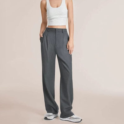 High-Waisted Wide-Leg Tailored Pants for Women