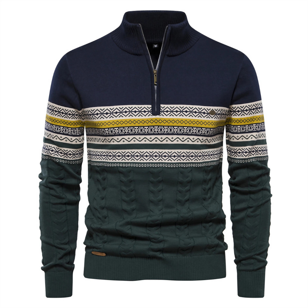 Erling™ | Nordic Half-Zip Sweater