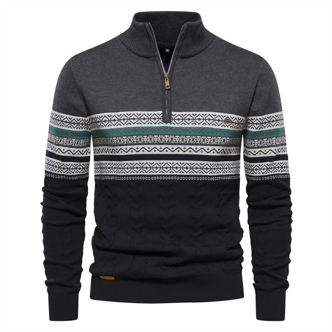 Erling™ | Nordic Half-Zip Sweater