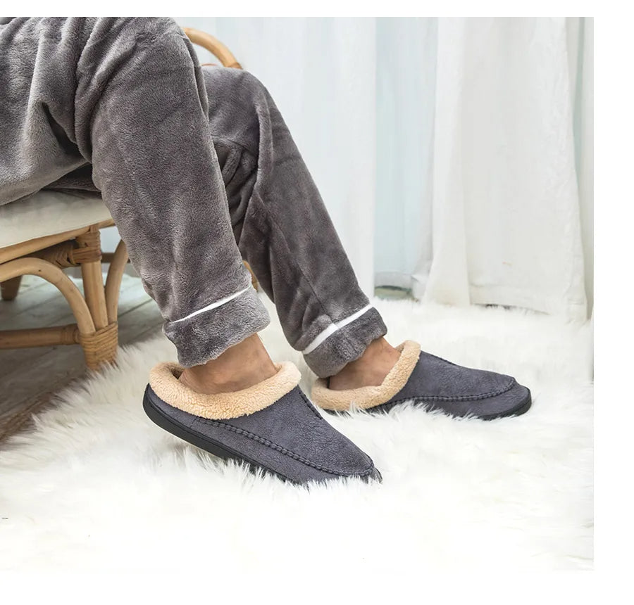 UltraComfort™ Slip-On Slippers | Super Cozy Indoor Shoes with Plush Lining