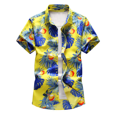 Derk Plus Size Hawaiian Shirt | Bright & Fun Tropical Print