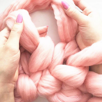 Chunky Wool Yarn for DIY Cozy Knits | Perfect for Arm Knitting, Blankets & Home Decor