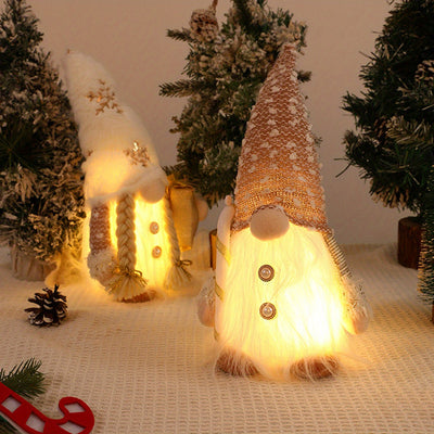 Adorable Glowing Christmas Gnomes | Festive Holiday Decor with LED Lights