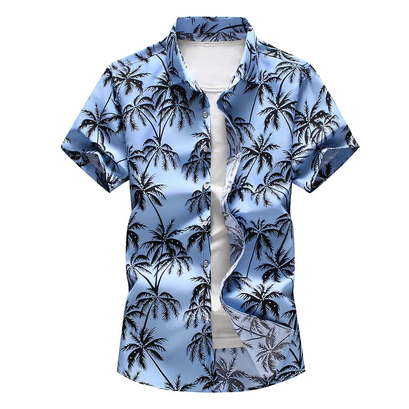 Derk Plus Size Hawaiian Shirt | Bright & Fun Tropical Print