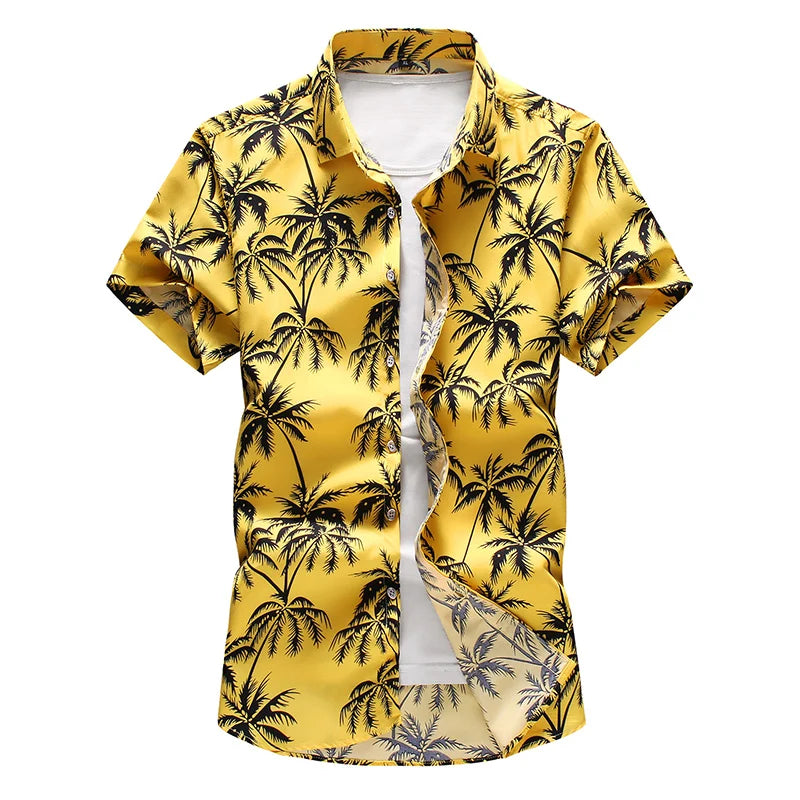 Derk Plus Size Hawaiian Shirt | Bright & Fun Tropical Print