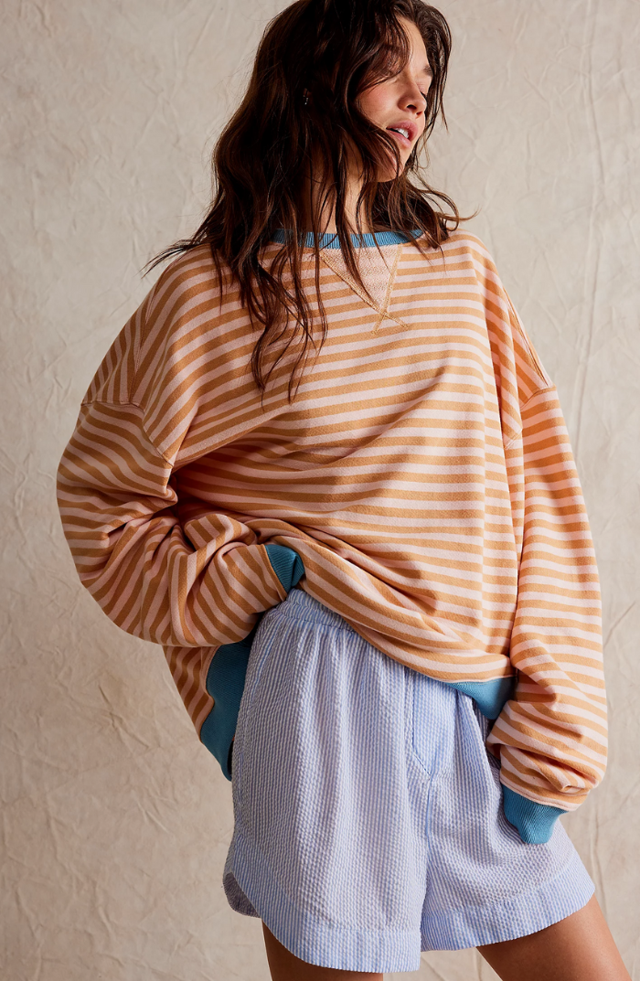 Anna | Oversized Striped Sweater