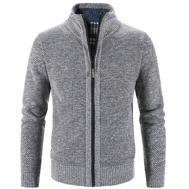 Knitted SlimFit Zip-Up Sweater | Casual Fall Layer for Everyday Comfort