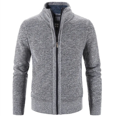 Knitted SlimFit Zip-Up Sweater | Casual Fall Layer for Everyday Comfort