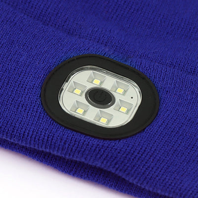 Bluetooth Beanie with Rechargeable LED Light and Speakers | Warmth, Music & Light in One