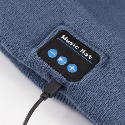 Bluetooth Beanie with Rechargeable LED Light and Speakers | Warmth, Music & Light in One