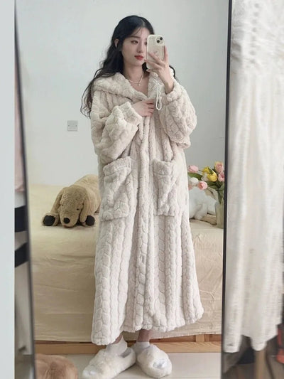 Nightfall Robe | Comfy & Warm Hooded Lounge Robe