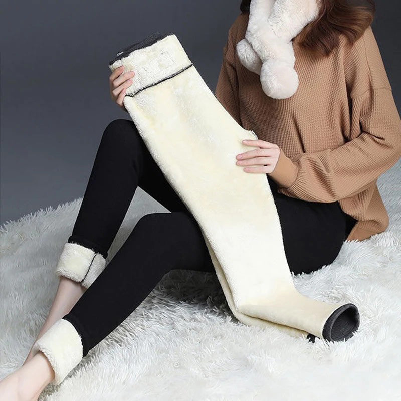 Fleece-Lined Winter Leggings for Women | Warm and Stretchy