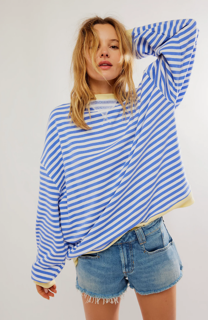 Anna | Oversized Striped Sweater