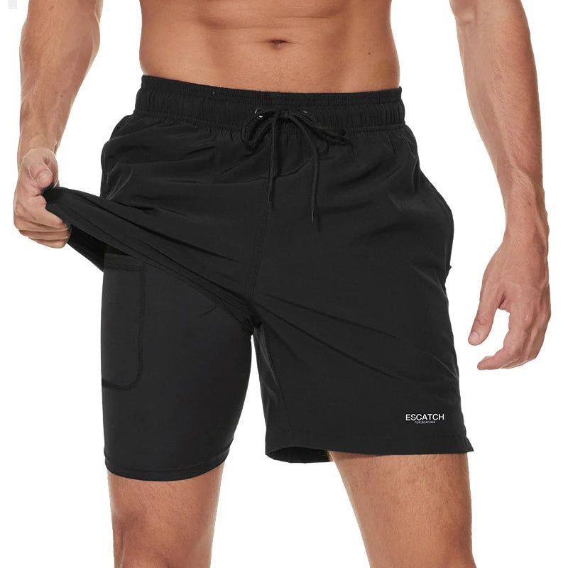 Dylan Swim Shorts | Sporty & Versatile with Built-in Leggings