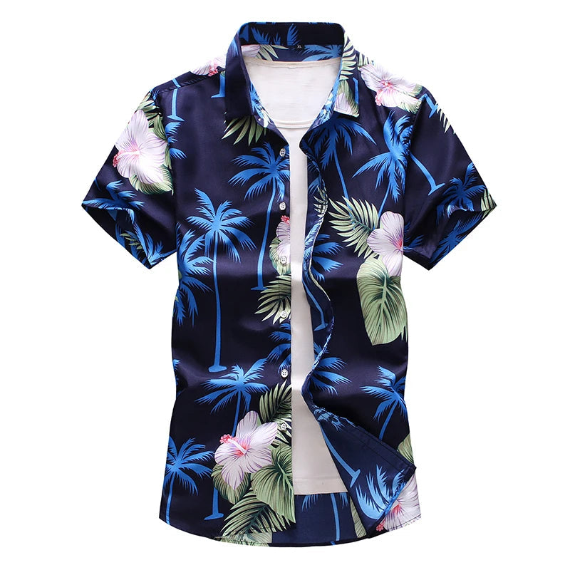 Derk Plus Size Hawaiian Shirt | Bright & Fun Tropical Print