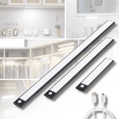 Rechargeable Sensor LED Light | USB Wireless Lighting for Cabinets, Kitchen, Wardrobe, and Bedroom