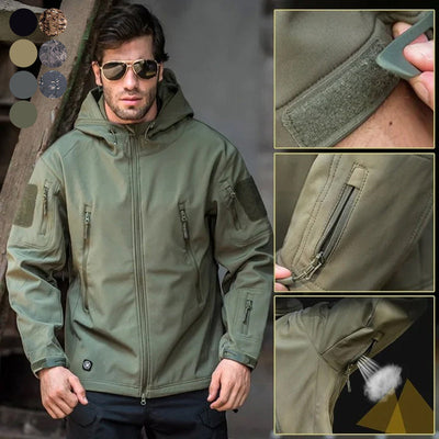 Outdoor Men's Waterproof Windproof Jacket