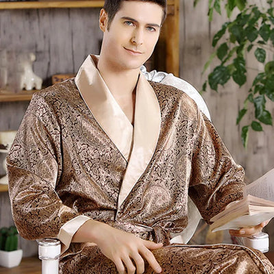 Satin Deluxe Robe | Trendy Satin Bathrobe for Ultimate Comfort