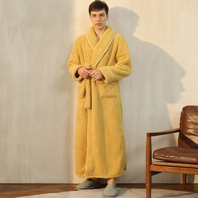 WinterWrap Bathrobe | Plush Robe with Wrap Collar for Cozy Comfort