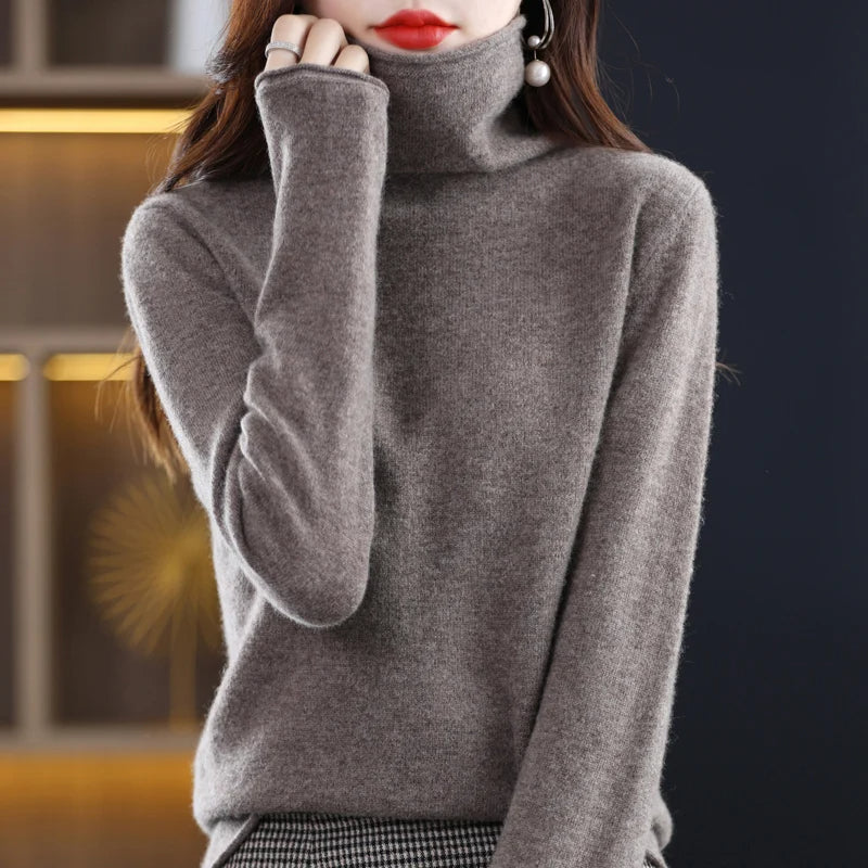 Sophie Cashmere Bliss Sweater | Trendy & Cozy Turtleneck