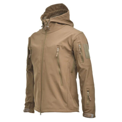 Tactical Outdoor Jacket | Durable & Weatherproof with Hooded Design