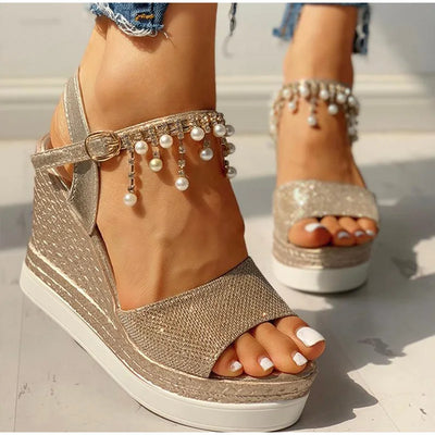 Pearly - Orthopedic Wedge Sandals