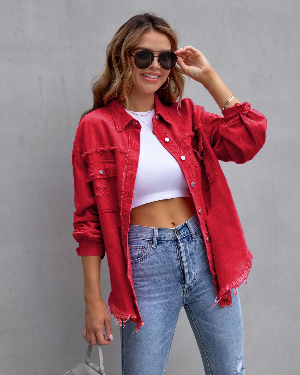 SunnyStitch Denim Jacket | Classic, Comfortable, and Stylish