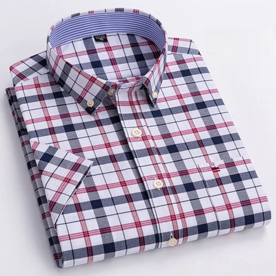 Stan Plus Size Shirt | Trendy Plaid Button-Up for Casual Comfort