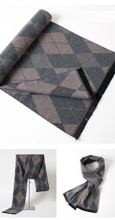 Luxury Scarf | Warm Cashmere Scarf with a Timeless Design