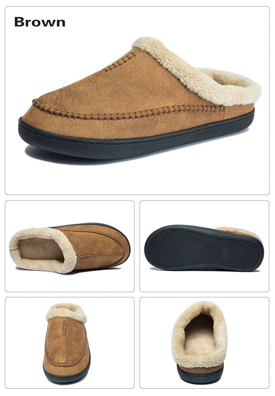 UltraComfort™ Slip-On Slippers | Super Cozy Indoor Shoes with Plush Lining