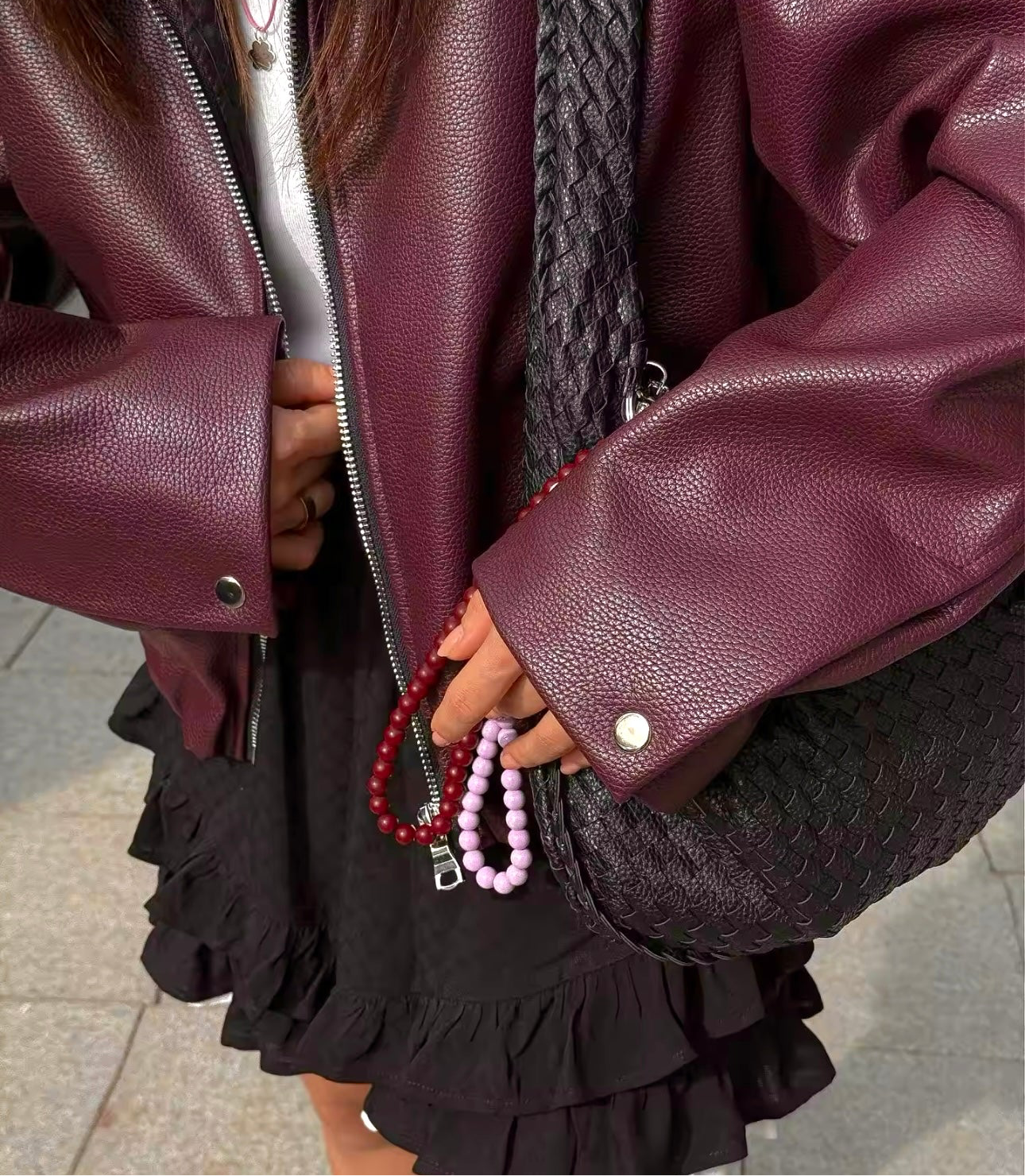 Ruby Leather Jacket