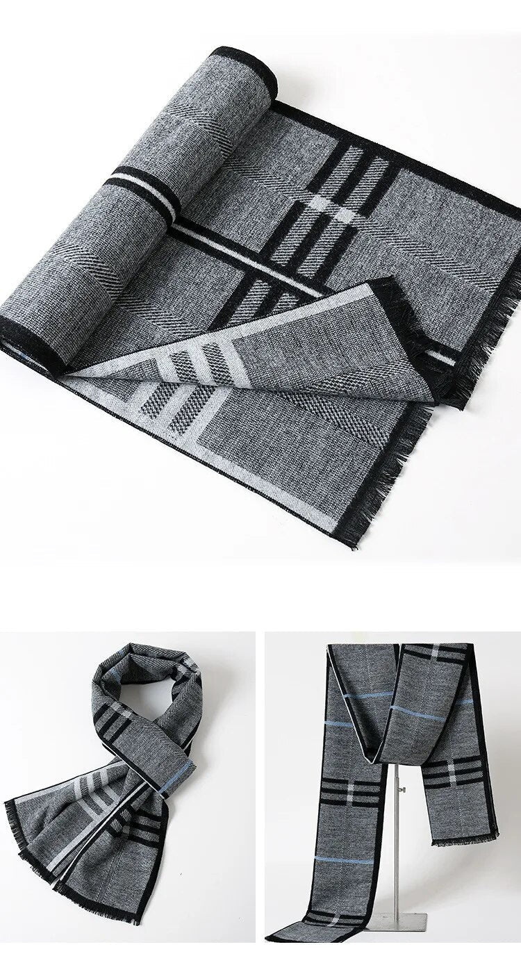 Luxury Scarf | Warm Cashmere Scarf with a Timeless Design