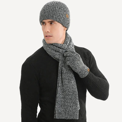 Stylish Winter Set | Includes Beanie, Scarf, and Gloves for Ultimate Warmth