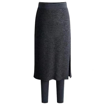 Thermal Skirt Leggings for Women - Two-in-One Winter Warmth