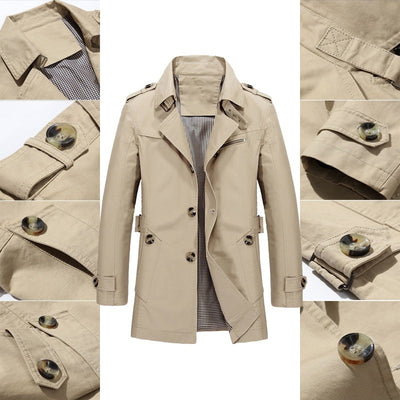 Harry™ | Long Trench Coat for Men