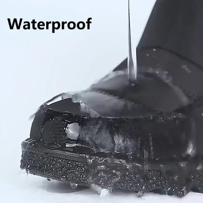 Women's Waterproof Winter Boots with Fur Lining and Anti-Slip Sole