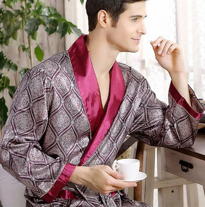 Satin Deluxe Robe | Trendy Satin Bathrobe for Ultimate Comfort