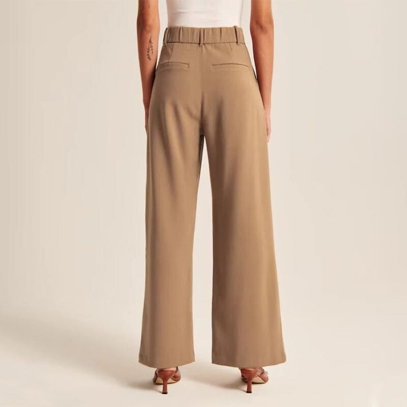 High-Waisted Wide-Leg Tailored Pants for Women