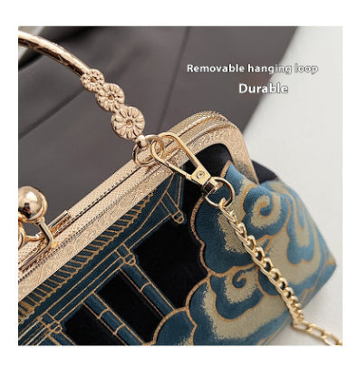 Xiangyun Retro Chinese Style Handbag – Elegant Vintage-Inspired Women’s Purse