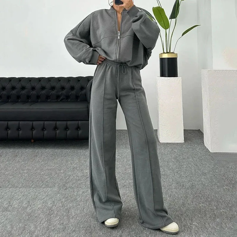 Quin™ Comfy Tracksuit | Cozy Two-Piece Set with Jacket and Track Pants