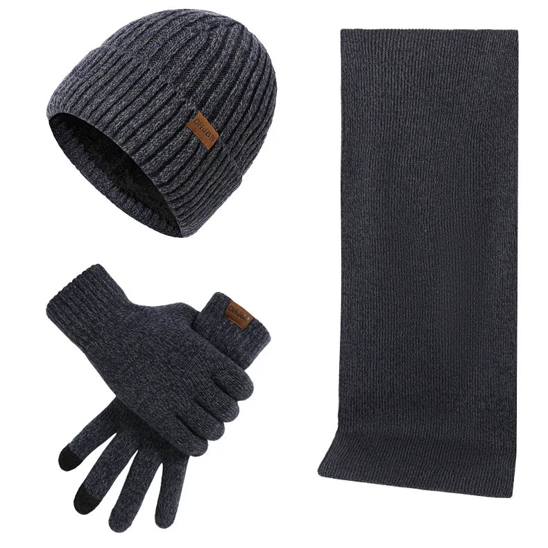 Stylish Winter Set | Includes Beanie, Scarf, and Gloves for Ultimate Warmth