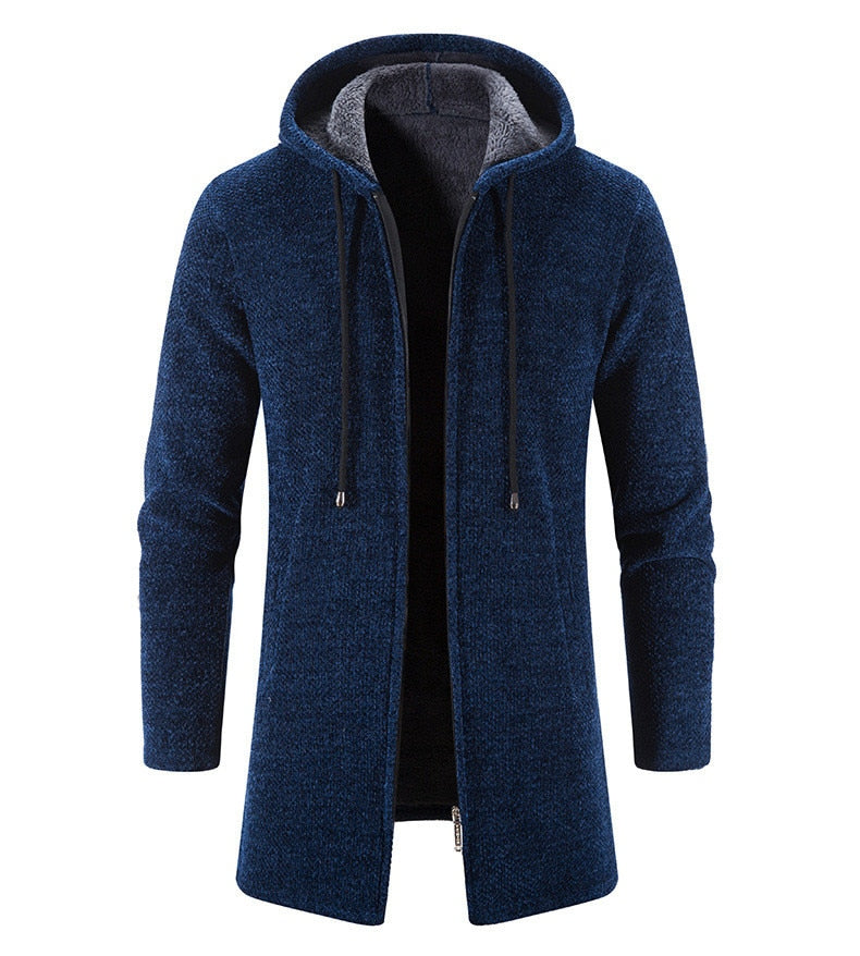 Wilson™ Hooded Knitted Jacket | Adjustable Comfort & Casual Coat