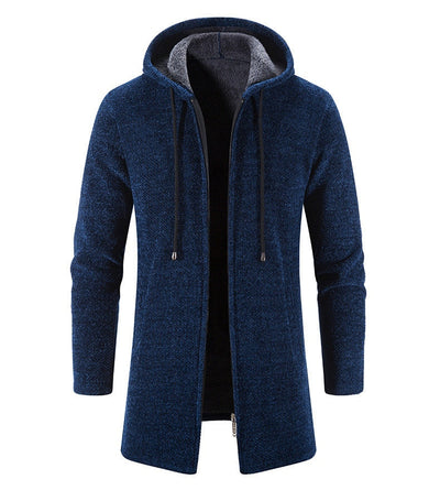 Wilson™ Hooded Knitted Jacket | Adjustable Comfort & Casual Coat