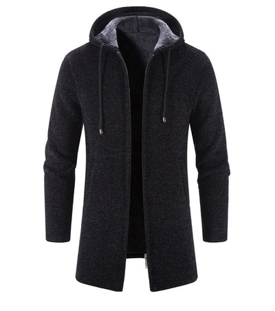 Wilson™ Hooded Knitted Jacket | Adjustable Comfort & Casual Coat